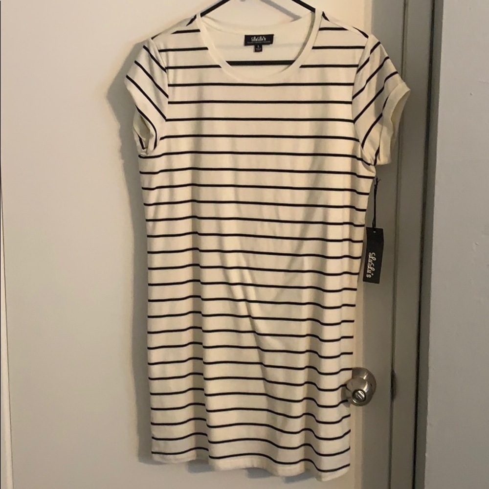 Stripped Shirt dress